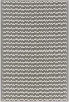 BELIANI Teppich Grau Polypropylene 120 x 180 cm Outdoor u. Indoor mit modernem Muster Rechteckig Kurzflor Gartenaccessoires Terrasse Balkon Wohnzimmer
