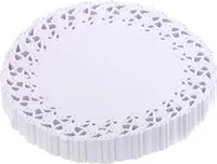 Tortenspitzen rund 20 cm 250 Stück weiss