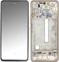 Original Super AMOLED Display Touchscreen Bildschirm Rahmen Awesome Weiß für Samsung Galaxy A53 5G A536B & Werkzeug