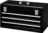 Werkzeugkiste, standard, klein, schwarz