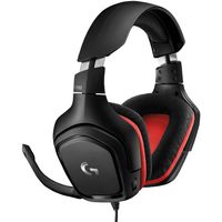 Logitech G G332 Kopfhörer Kopfband 3,5-mm-Anschluss Schwarz, Rot