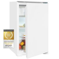 Exquisit Einbau Kühlschrank EKS5131-4-E-040E | Nutzinhalt: 118 L | Alarm-Funktion | 4-Sterne-Gefrieren | Einbaugerät