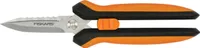 Fiskars 1063328 Mehrzweck-Gartenschere, Länge: 20,6 cm, Rostfreie Stahl-Klingen/Kunststoff-Griffe, Schwarz/Orange, Solid, SP-320 (1063328)