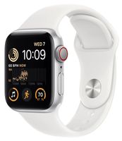 Apple Watch SE GPS+Cell 40mm Alu Silver/White Sport Band