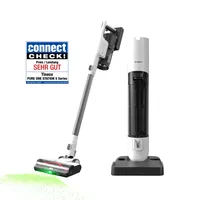 Tineco PURE ONE Station 5 Plus Kabellose Staubsauger mit 2,5L Absaug-, Ladestation, Selbstrenigung, iLoop, 175W Saugleistung Handstaubsauger