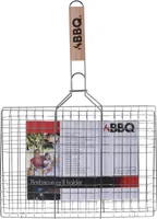 BBQ BBQ Grill Rack Holzgriff 34x24cm