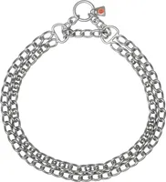 Sprenger Halskette, 2-reihig - Edelstahl Rostfrei matt, 3 mm, 55 cm