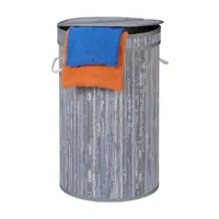 Bambusowy kosz na pranie RD24236, szary