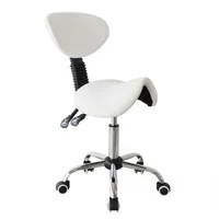 Sattelhocker ergonomische Rückenlehne neigbar - Friseurhocker - Tabouret - höhenverstellbar