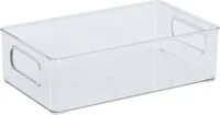 Transparenter Organizer aus Kunststoff, 25,5 x 15 x 7,6 cm