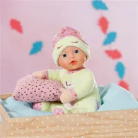 Zapf Creation BABY born Sleepy 30cm grün weiche Stoffpuppe Kinderfreude