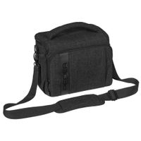 PEDEA DSLR-Kameratasche "Fashion" Fototasche für Spiegelreflexkameras mit wasserdichtem Regenschutz, Tragegurt und Zubehörfächern, Gr. XL schwarz