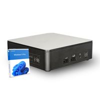 dcl24 NUC Intel Mini PC i5 1240P 12x4.4 GHz -Intel Iris Xe Grafik, 16GB DDR4, 500 GB SSD, kleiner PC mit WLAN, Computer Mini PC Windows 11 Pro