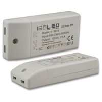 IsoLED LED Trafo 12V/DC, 0-30W, kompakt