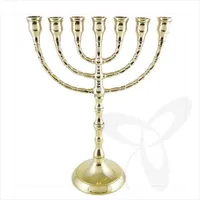 Menora Messing 25 Handarbeit Kerzenständer Menorah Менора 2791