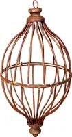 Rostkugel oval Pflanzhänger