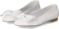 Kaerlek Damen Ballerinas Weiß Glattleder Größe: 40