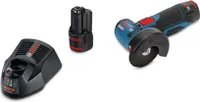 Bosch GWS 12V-76, 2x GBA 12V 3.0 Akku-Winkelschleifer