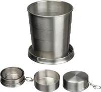Faltbarer Edelstahltrinkbecher / 250 ml