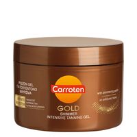 Carroten Gold Tanning Gel - Bräunungsbeschleuniger mit schimmernden Perlen - Carotten Bräunungsgel für schnelle Bräunung, 150 ml