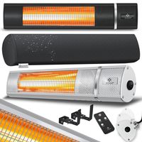 Heizstrahler Wandheizstrahler Terrassenstrahler Bluetooth Dunkelstrahler 2400 W Heizstrahler Wandheizstrahler Terrassenstrahler Bluetooth Dunkelstrahler 2400 W