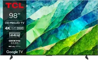 TCL C855 Series 98C855 Fernseher 2,49 m (98") 4K Ultra HD Smart-TV WLAN Schwarz 3500 cd/m²