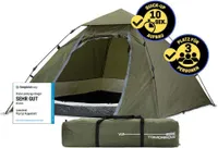 Where Tomorrow Lumaland Outdoor Pop Up Kuppelzelt Wurfzelt 2-3 Personen Zelt Sekundenzelt Camping Reise Festival etc. 215 x 195 x 120 cm Tragetasche