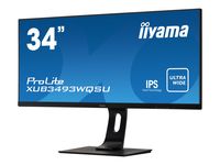 Iiyama ProLite XUB3493WQSU-B1 - 86,4 cm (34 Zoll) - 3440 x 1440 Pixel - UltraWide Quad HD - LED - 4 ms - Schwarz