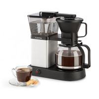 Klarstein GrandeGusto Kaffeemaschine mit Kaffeekanne - Filter-Kaffeemaschine, Kaffeeautomat, 1690 Watt, 1,3 Liter Tank, bis 10 Tassen, 96°C Brühtemperatur, Warmhaltefunktion, schwarz-metallic
