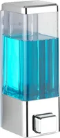 WENKO Desinfektionsmittel Spender Istres Chrom 320ml Seifen Dosierer Wandmontage