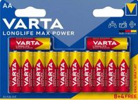 12x Varta Longlife Max Power, 4706/LR6