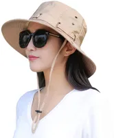 Bucket Hat Uni Sommer Sonnenhut Fischerhut Baumwolle Faltbarer Wanderhut Gartenhut Strandhut Outdoor Hiking Anglerhut Eimerhut für Damen und Herren