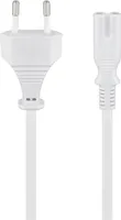 GOOBAY Kabel síťový 2pinový, CEE 7/16(M) - IEC320 C7, 5m, bílý (19.92.0053)