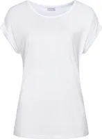 LASCANA Kurzarmshirt weiß Größe 44/46