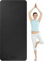 CAMBIVO Yoga Matte Breiter 81cm Rutschfest aus TPE mit Tragegurt