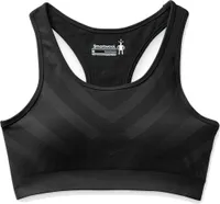 Dámská bezešvá podprsenka Smartwool Racerback Bra černá XS