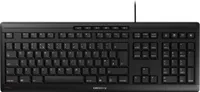 CHERRY TAS STREAM KEYBOARD Corded BE-Layout schwarz