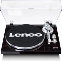 Lenco LBT-188WA - Plattenspieler mit Riemenantrieb, Bluetooth® und Anti-Skating, dunkelbraun