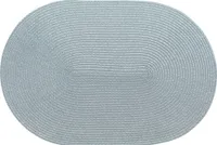 Tischset Woven oval blau 30 x 45 cm