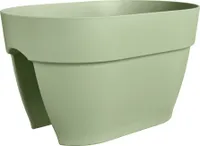 elho® Vibia campana Geländerkasten Flower Bridge Pistaziengrün 40 cm - Kunststoff