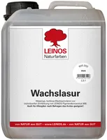 LEINOS 600 Wachslasur für Innen, 2,5 l, Weiß