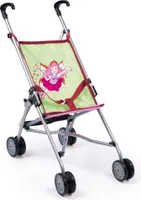 Puppenbuggy, pink/grün