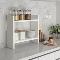 Skye Decor, Denver - White, Küchenregale, Weiß, 34 x 10 x 30 cm