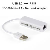 10/100 Mbit USB 2.0 LAN Netzwerk Adapter USB auf RJ45 Ethernet Netzwerk Adapter