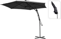 Parasol wiszący ProGarden ciemnoszary 300 cm