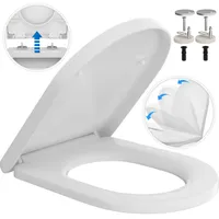 SITZPLATZ® WC-Sitz-Puffer Nr. 20 Auflagestopfen für Toilettensitz  Abstandhalter für WC-Brille Dämpfer Weiß Kunststoff