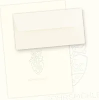 Gohrsmühle Briefpapier Set mit Wasserzeichen (50 Sets) DIN A4 mit gefütterte Briefumschläge, hochwertig & edel
