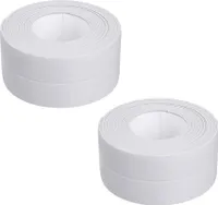 balenie 2 odolných, vodotesných tesniacich pásov do kuchyne a kúpeľne, 3,2 m, samolepiace, biele - F2ILLIN 1+1 zdarma