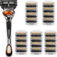 Für Gillette Proglide Herrenrasierklingen. 1 Rasierer mit 20 Rasierklingen-Nachfüllpackungen