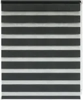 Duo Doppelrollo Klemmfix Fensterrollo ohne Bohren mit Pendelsicherung anthrazit 70 x 200 cm